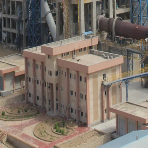 The production line of Cement Mand Dashti factory